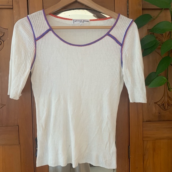 Apiece Apart knit top with sweet detail - Picture 1 of 6